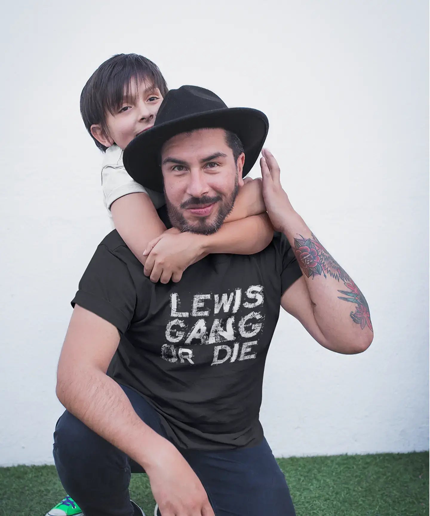 LEWIS Family Gang Tshirt, Men's Tshirt, Black Tshirt, Gift T-shirt 00033