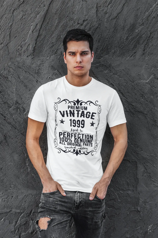 Premium Vintage Jahr 1999 Vintage T-Shirt T-Shirt Anniversaire Cadeau T-Shirt