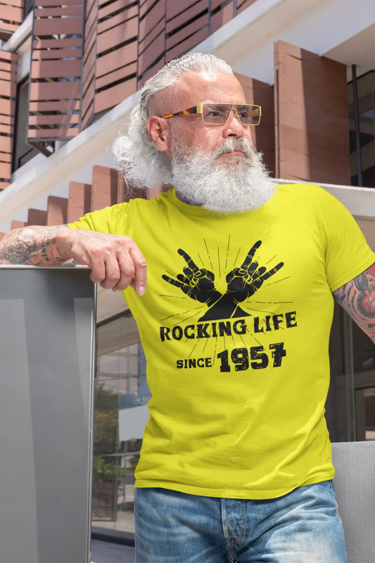 Rocking Life Since 1957 Herren T-Shirt Lemon Geburtstagsgeschenk 00422