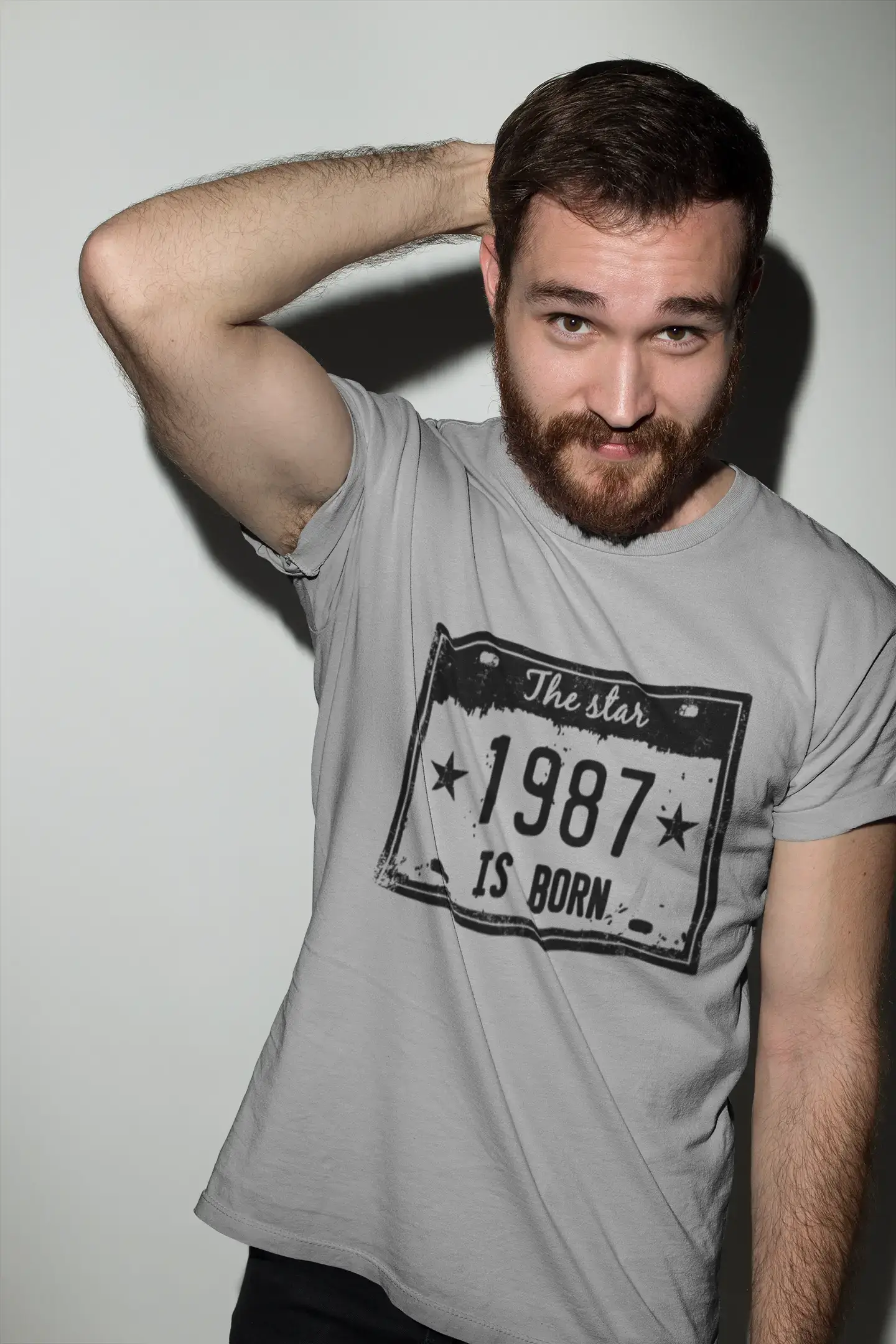 Homme Tee Vintage T Shirt The Star 1987 is Born