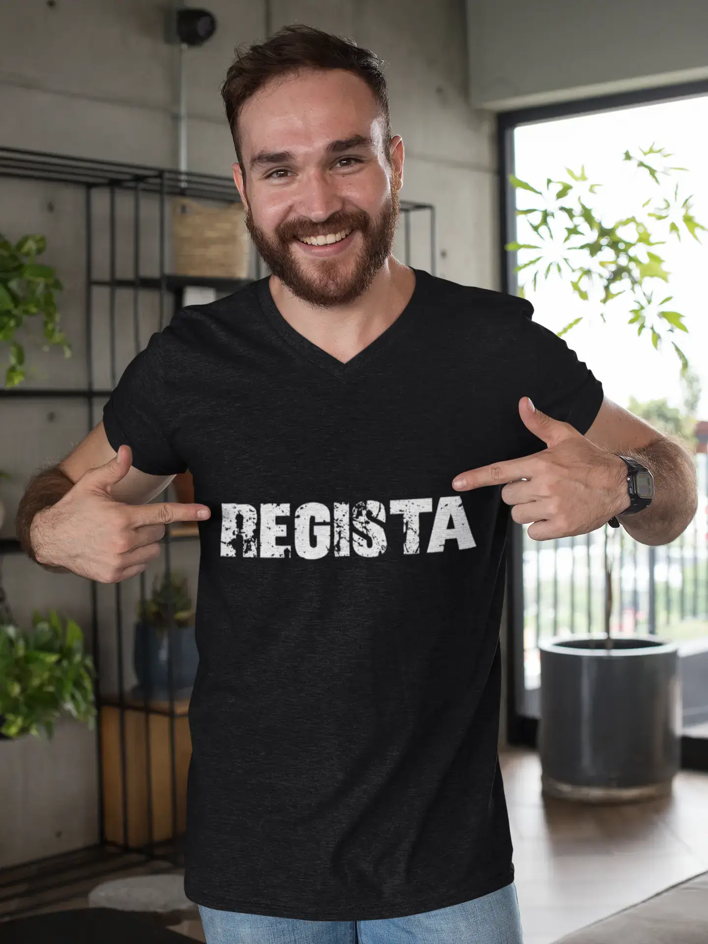 regista Men's T shirt Black Birthday Gift 00551