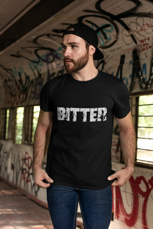 bitter Herren Vintage T-Shirt Schwarz Geburtstagsgeschenk 00554