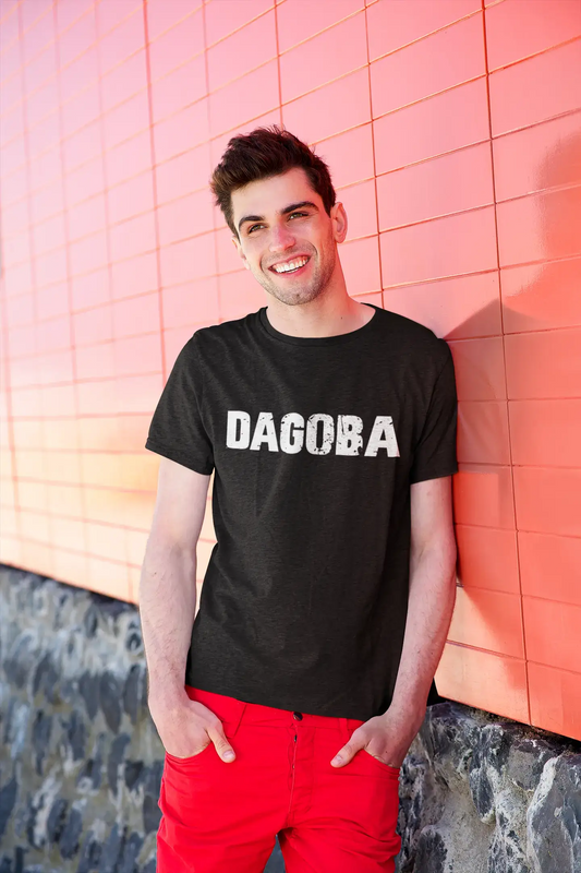 dagoba Men's Vintage T shirt <span>Noir</span> <span>Anniversaire</span> <span>Cadeau</span> 00554