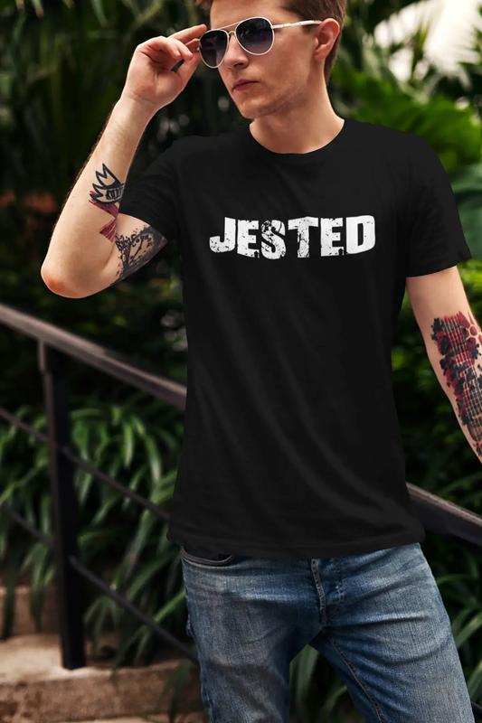 jested Men's Vintage T shirt Black Birthday Gift 00554