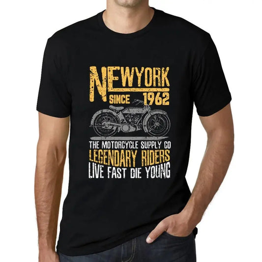 Men's Graphic T-Shirt Motorcycle Legendary Riders Since 1962 62nd Birthday Anniversary 62 Year Old Gift 1962 Vintage Eco-Friendly Short Sleeve Novelty Tee