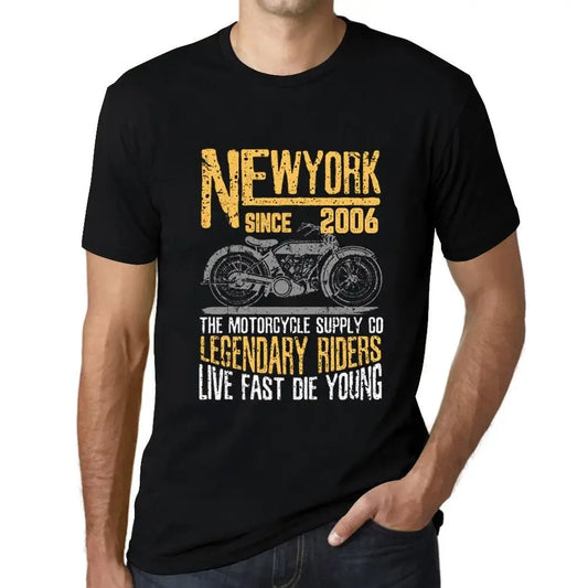 Men's Graphic T-Shirt Motorcycle Legendary Riders Since 2006 18th Birthday Anniversary 18 Year Old Gift 2006 Vintage Eco-Friendly Short Sleeve Novelty Tee
