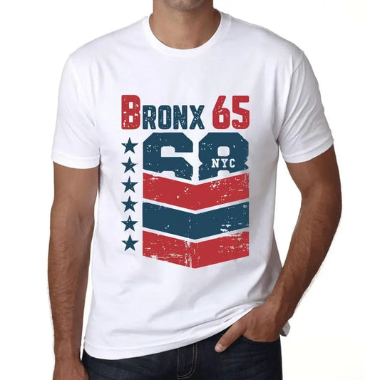 Men's Graphic T-Shirt Bronx 65 65th Birthday Anniversary 65 Year Old Gift 1959 Vintage Eco-Friendly Short Sleeve Novelty Tee