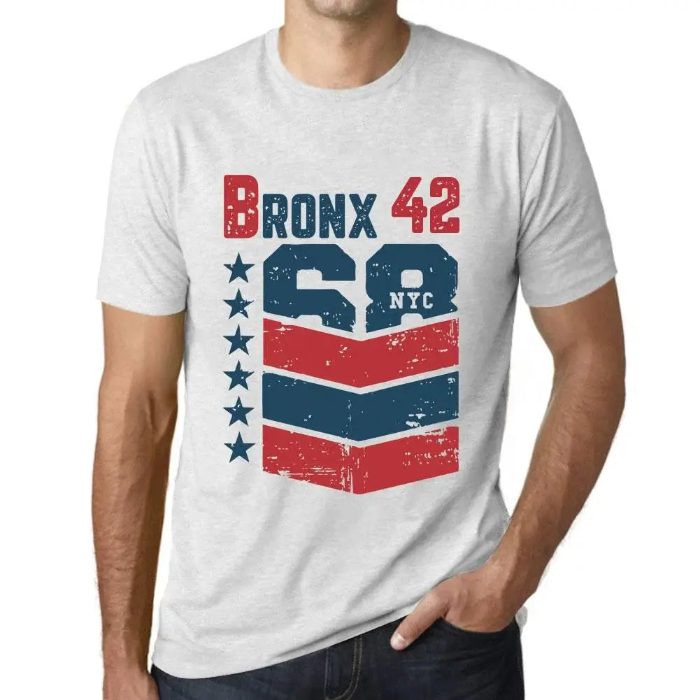 Men's Graphic T-Shirt Bronx 42 42nd Birthday Anniversary 42 Year Old Gift 1982 Vintage Eco-Friendly Short Sleeve Novelty Tee