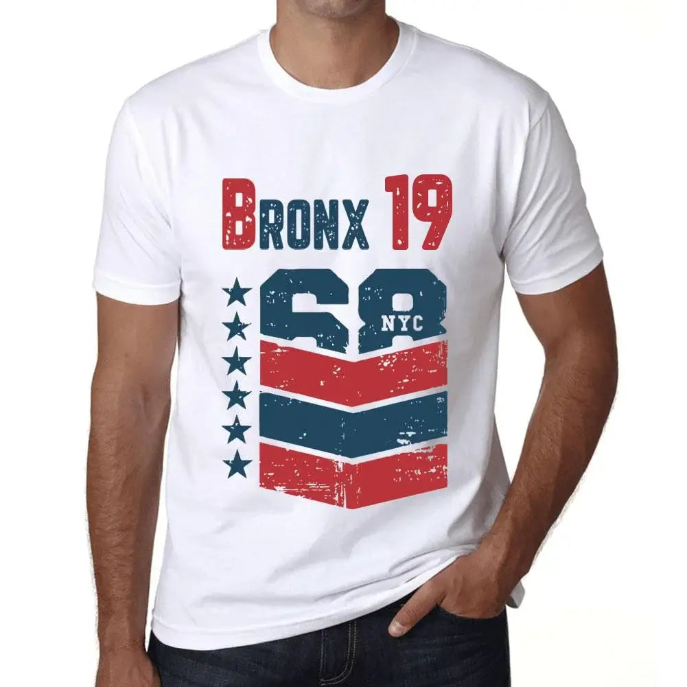 Men's Graphic T-Shirt Bronx 19 19th Birthday Anniversary 19 Year Old Gift 2005 Vintage Eco-Friendly Short Sleeve Novelty Tee