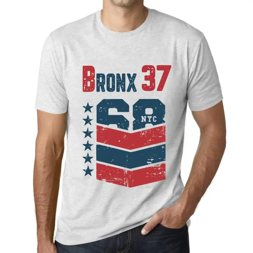 Men's Graphic T-Shirt Bronx 37 37th Birthday Anniversary 37 Year Old Gift 1987 Vintage Eco-Friendly Short Sleeve Novelty Tee