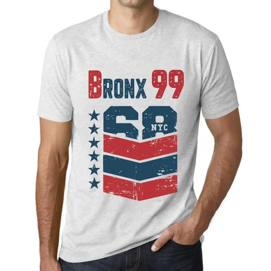 Men's Graphic T-Shirt Bronx 99 99th Birthday Anniversary 99 Year Old Gift 1925 Vintage Eco-Friendly Short Sleeve Novelty Tee