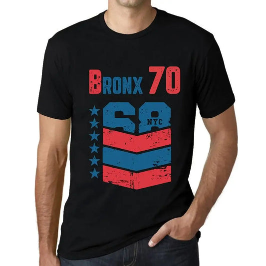 Men's Graphic T-Shirt Bronx 70 70th Birthday Anniversary 70 Year Old Gift 1954 Vintage Eco-Friendly Short Sleeve Novelty Tee