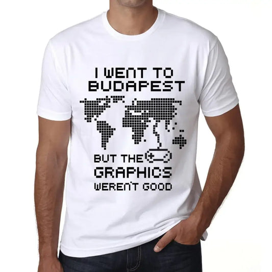 Men's Graphic T-Shirt I Went To Budapest But The Graphics Weren’t Good Eco-Friendly Limited Edition Short Sleeve Tee-Shirt Vintage Birthday Gift Novelty