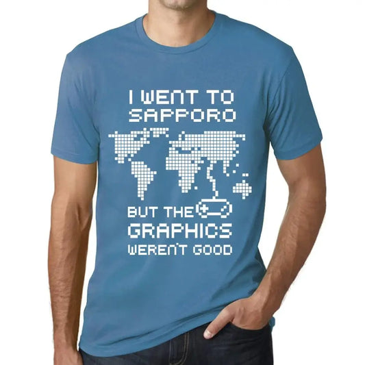 Men's Graphic T-Shirt I Went To Sapporo But The Graphics Weren’t Good Eco-Friendly Limited Edition Short Sleeve Tee-Shirt Vintage Birthday Gift Novelty