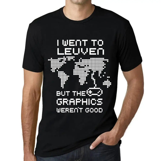 Men's Graphic T-Shirt I Went To Leuven But The Graphics Weren’t Good Eco-Friendly Limited Edition Short Sleeve Tee-Shirt Vintage Birthday Gift Novelty