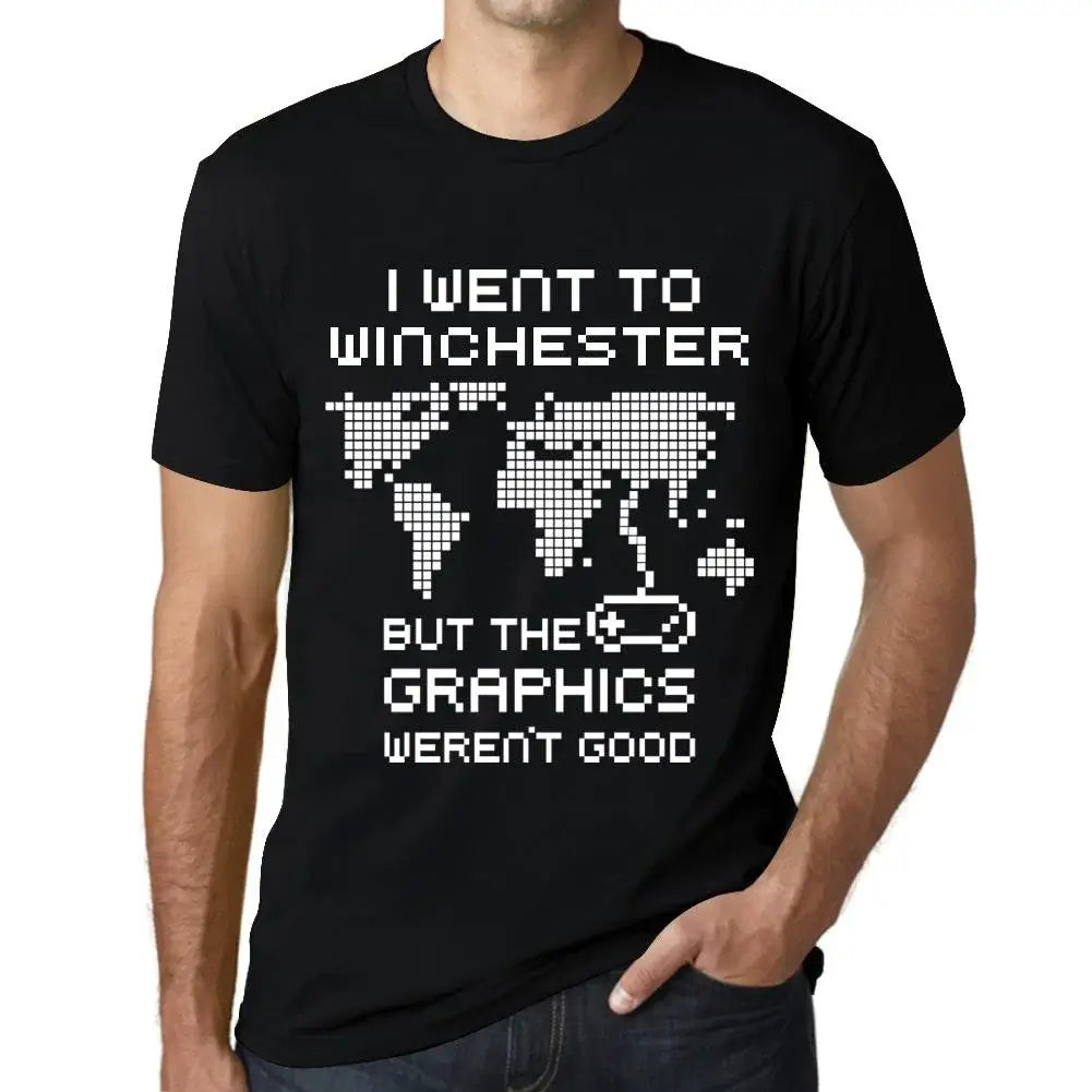 Men's Graphic T-Shirt I Went To Winchester But The Graphics Weren’t Good Eco-Friendly Limited Edition Short Sleeve Tee-Shirt Vintage Birthday Gift Novelty