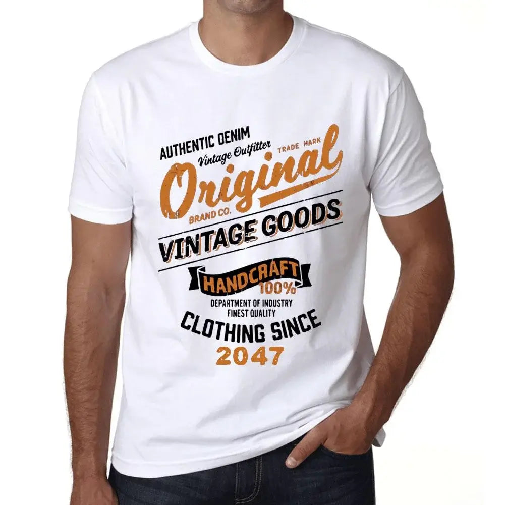 Men's Graphic T-Shirt Original Vintage Clothing Since 2047