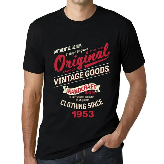 Men's Graphic T-Shirt Original Vintage Clothing Since 1953 71st Birthday Anniversary 71 Year Old Gift 1953 Vintage Eco-Friendly Short Sleeve Novelty Tee