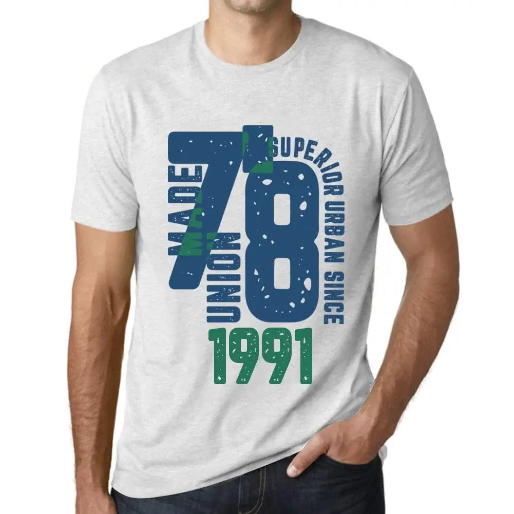 Men's Graphic T-Shirt Superior Urban Style Since 1991 33rd Birthday Anniversary 33 Year Old Gift 1991 Vintage Eco-Friendly Short Sleeve Novelty Tee