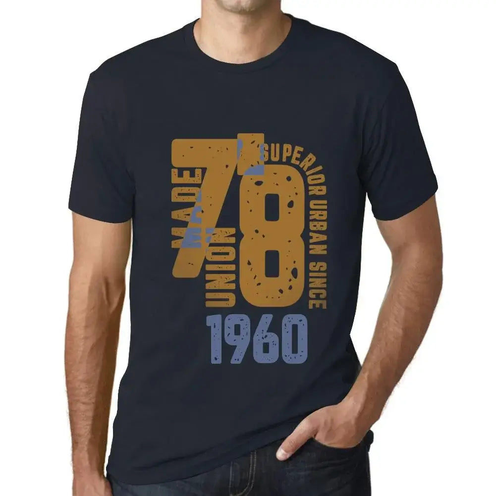 Men's Graphic T-Shirt Superior Urban Style Since 1960 64th Birthday Anniversary 64 Year Old Gift 1960 Vintage Eco-Friendly Short Sleeve Novelty Tee