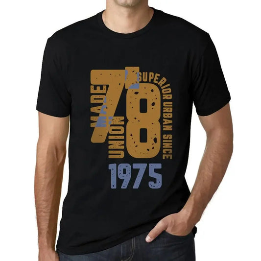 Men's Graphic T-Shirt Superior Urban Style Since 1975 49th Birthday Anniversary 49 Year Old Gift 1975 Vintage Eco-Friendly Short Sleeve Novelty Tee