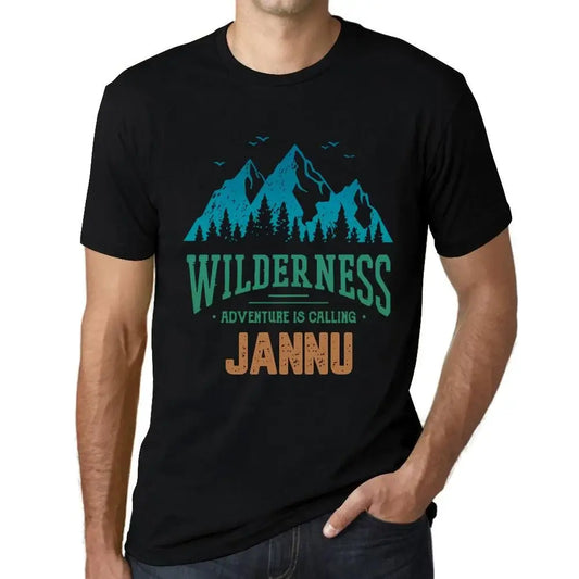 Men's Graphic T-Shirt Wilderness, Adventure Is Calling Jannu Eco-Friendly Limited Edition Short Sleeve Tee-Shirt Vintage Birthday Gift Novelty