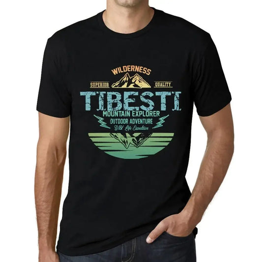 Men's Graphic T-Shirt Outdoor Adventure, Wilderness, Mountain Explorer Tibesti Eco-Friendly Limited Edition Short Sleeve Tee-Shirt Vintage Birthday Gift Novelty