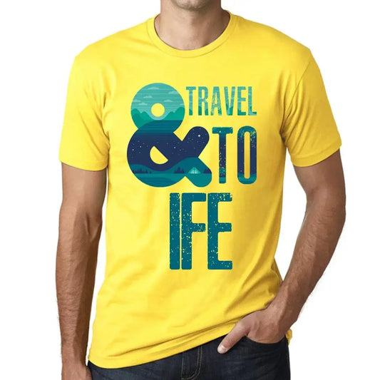 Men's Graphic T-Shirt And Travel To Ife Eco-Friendly Limited Edition Short Sleeve Tee-Shirt Vintage Birthday Gift Novelty