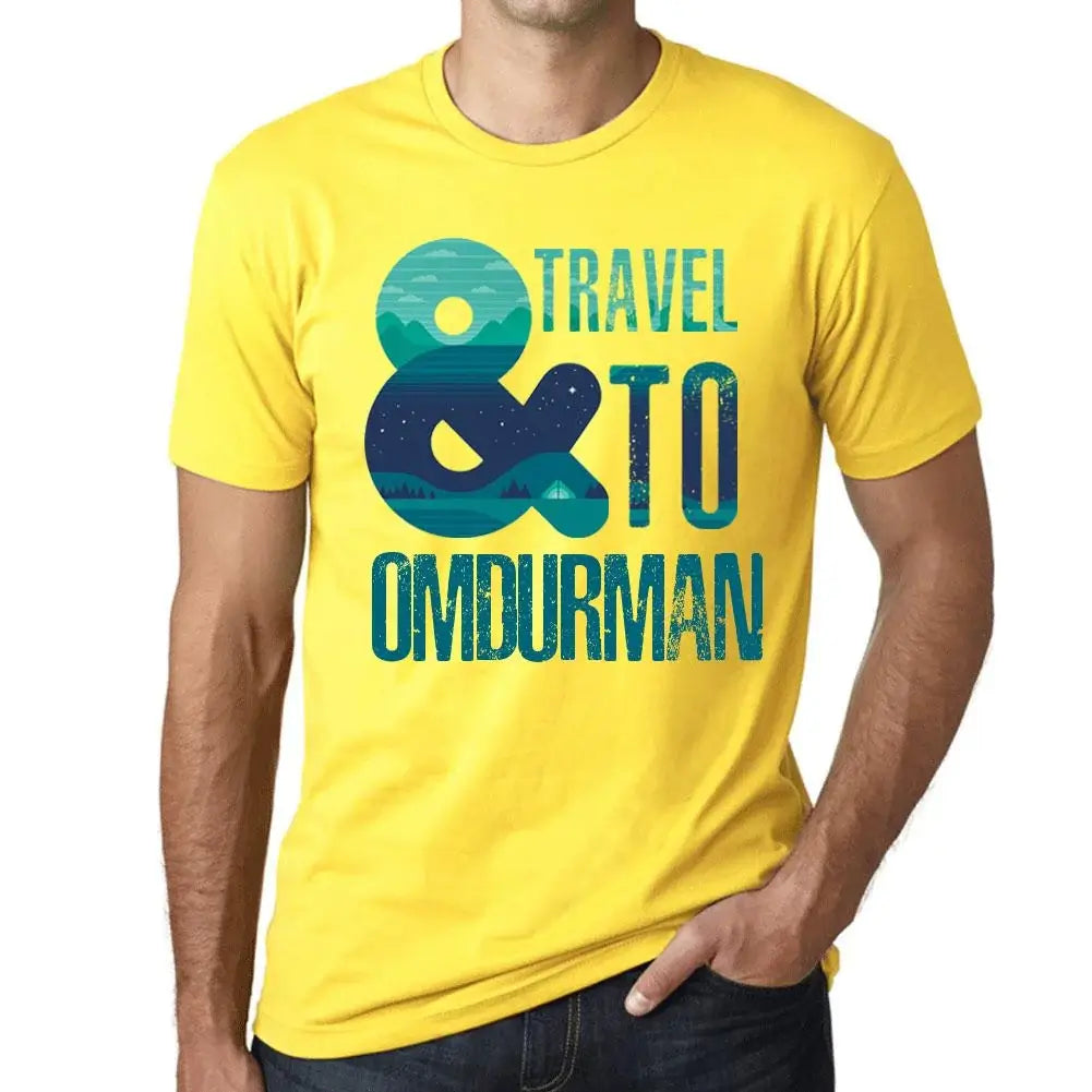 Men's Graphic T-Shirt And Travel To Omdurman Eco-Friendly Limited Edition Short Sleeve Tee-Shirt Vintage Birthday Gift Novelty