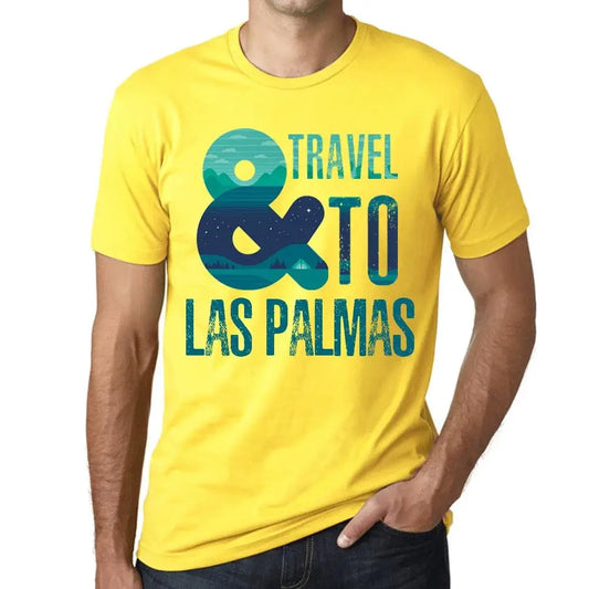 Men's Graphic T-Shirt And Travel To Las Palmas Eco-Friendly Limited Edition Short Sleeve Tee-Shirt Vintage Birthday Gift Novelty