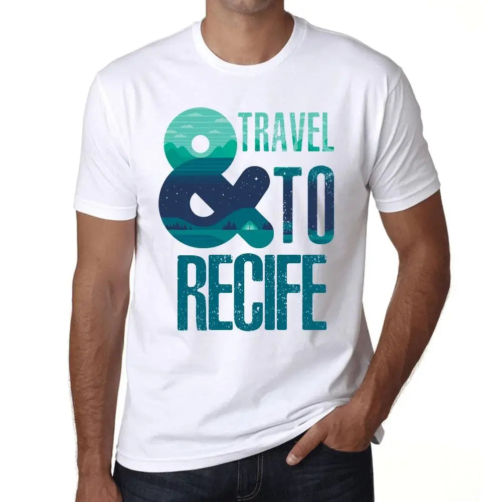 Men's Graphic T-Shirt And Travel To Recife Eco-Friendly Limited Edition Short Sleeve Tee-Shirt Vintage Birthday Gift Novelty