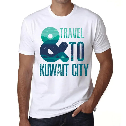 Men's Graphic T-Shirt And Travel To Kuwait City Eco-Friendly Limited Edition Short Sleeve Tee-Shirt Vintage Birthday Gift Novelty