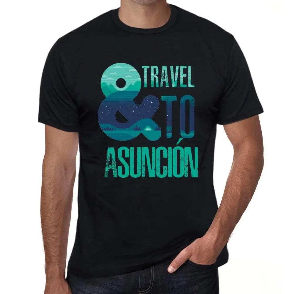 Men's Graphic T-Shirt And Travel To Asunción Eco-Friendly Limited Edition Short Sleeve Tee-Shirt Vintage Birthday Gift Novelty