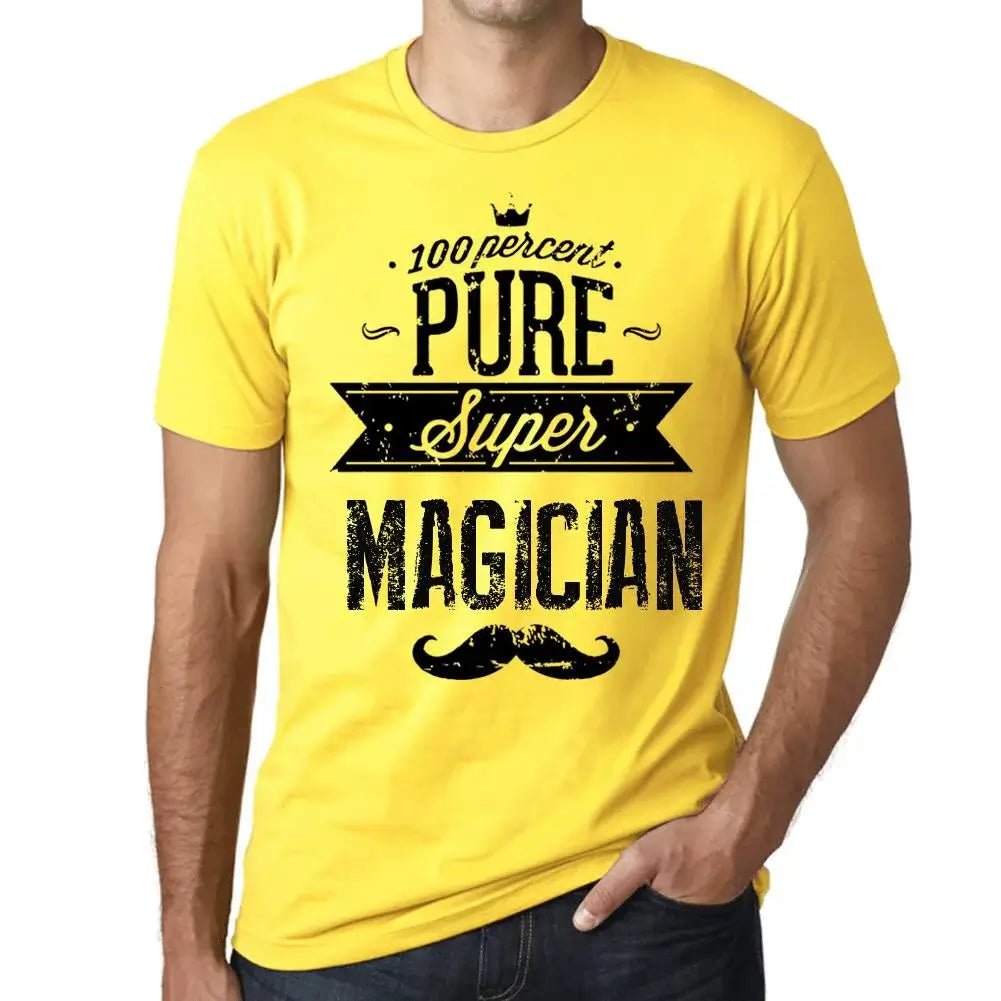 Men's Graphic T-Shirt 100% Pure Super Magician Eco-Friendly Limited Edition Short Sleeve Tee-Shirt Vintage Birthday Gift Novelty