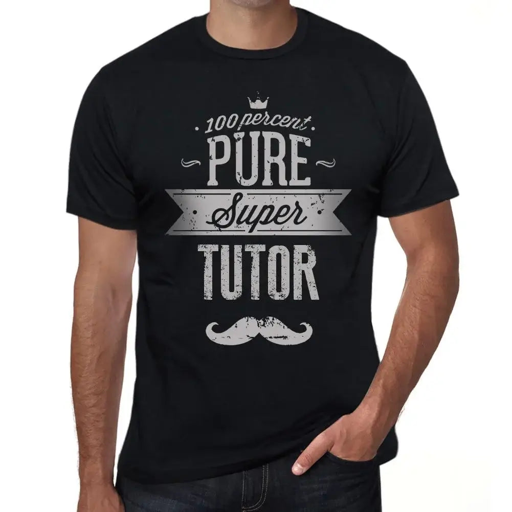 Men's Graphic T-Shirt 100% Pure Super Tutor Eco-Friendly Limited Edition Short Sleeve Tee-Shirt Vintage Birthday Gift Novelty