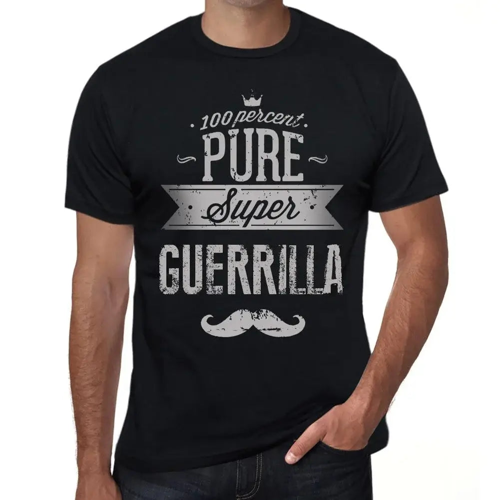 Men's Graphic T-Shirt 100% Pure Super Guerrilla Eco-Friendly Limited Edition Short Sleeve Tee-Shirt Vintage Birthday Gift Novelty