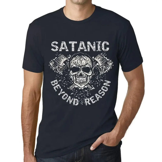 Men's Graphic T-Shirt Satanic Beyond Reason Eco-Friendly Limited Edition Short Sleeve Tee-Shirt Vintage Birthday Gift Novelty