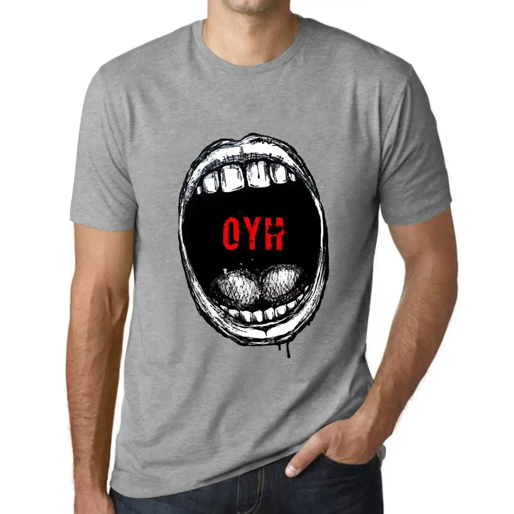 Men's Graphic T-Shirt Mouth Expressions Oyh Eco-Friendly Limited Edition Short Sleeve Tee-Shirt Vintage Birthday Gift Novelty