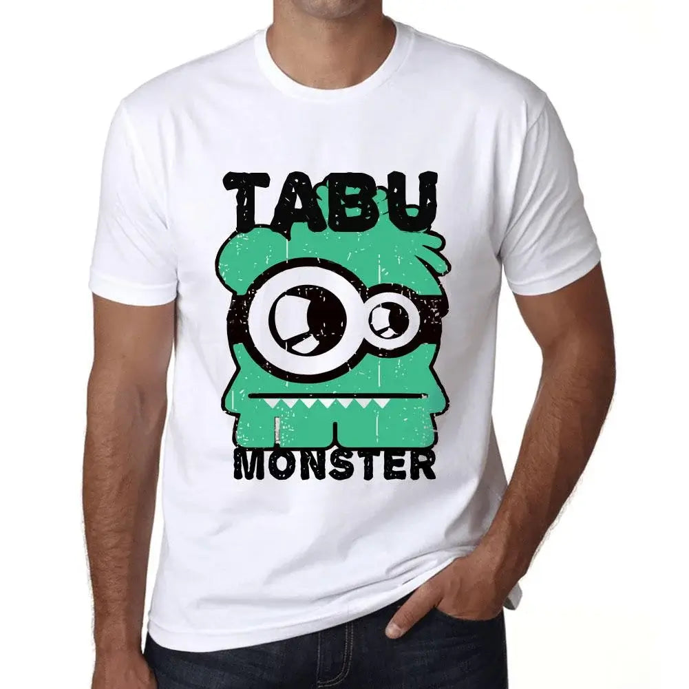 Men's Graphic T-Shirt Tabu Monster Eco-Friendly Limited Edition Short Sleeve Tee-Shirt Vintage Birthday Gift Novelty