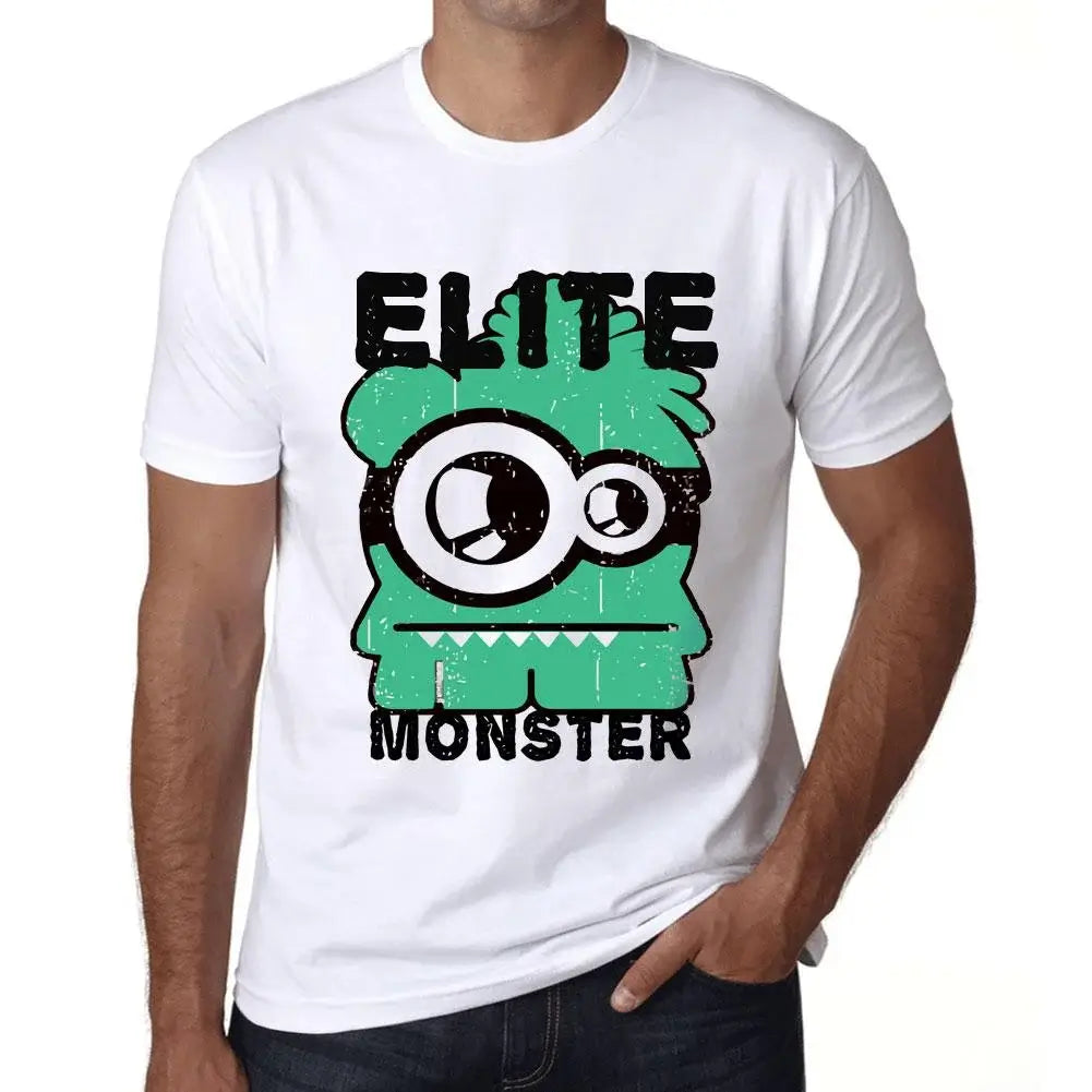 Men's Graphic T-Shirt Elite Monster Eco-Friendly Limited Edition Short Sleeve Tee-Shirt Vintage Birthday Gift Novelty