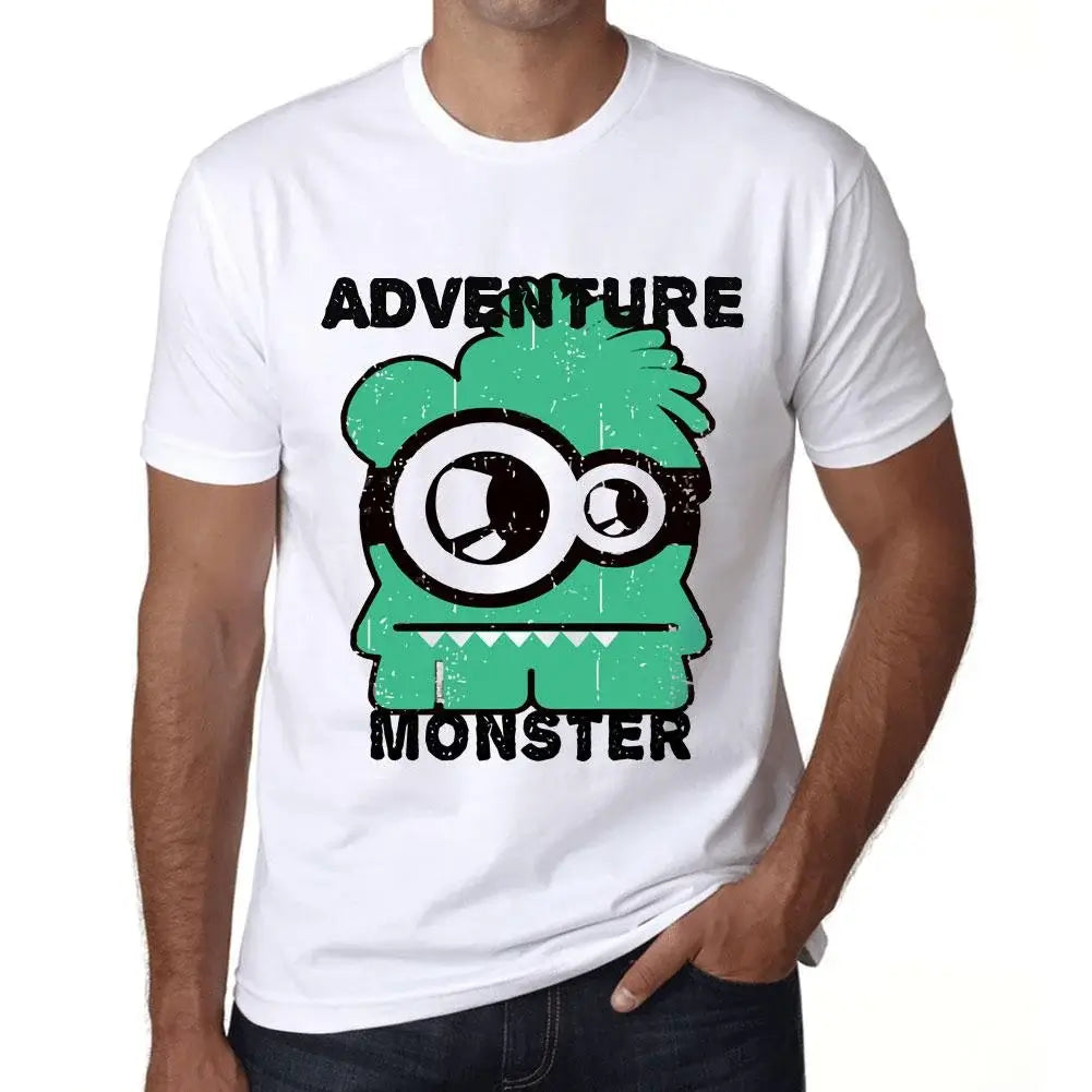 Men's Graphic T-Shirt Adventure Monster Eco-Friendly Limited Edition Short Sleeve Tee-Shirt Vintage Birthday Gift Novelty