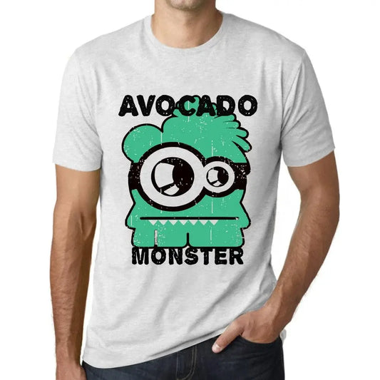 Men's Graphic T-Shirt Avocado Monster Eco-Friendly Limited Edition Short Sleeve Tee-Shirt Vintage Birthday Gift Novelty