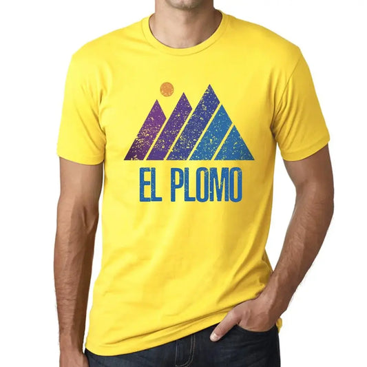 Men's Graphic T-Shirt Mountain El Plomo Eco-Friendly Limited Edition Short Sleeve Tee-Shirt Vintage Birthday Gift Novelty
