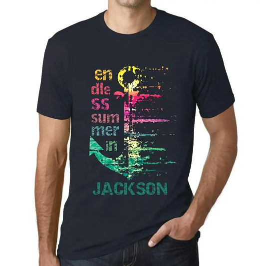 Men's Graphic T-Shirt Endless Summer In Jackson Eco-Friendly Limited Edition Short Sleeve Tee-Shirt Vintage Birthday Gift Novelty