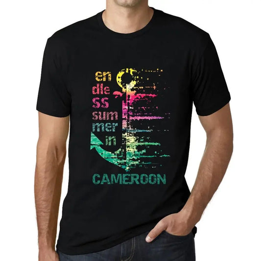 Men's Graphic T-Shirt Endless Summer In Cameroon Eco-Friendly Limited Edition Short Sleeve Tee-Shirt Vintage Birthday Gift Novelty