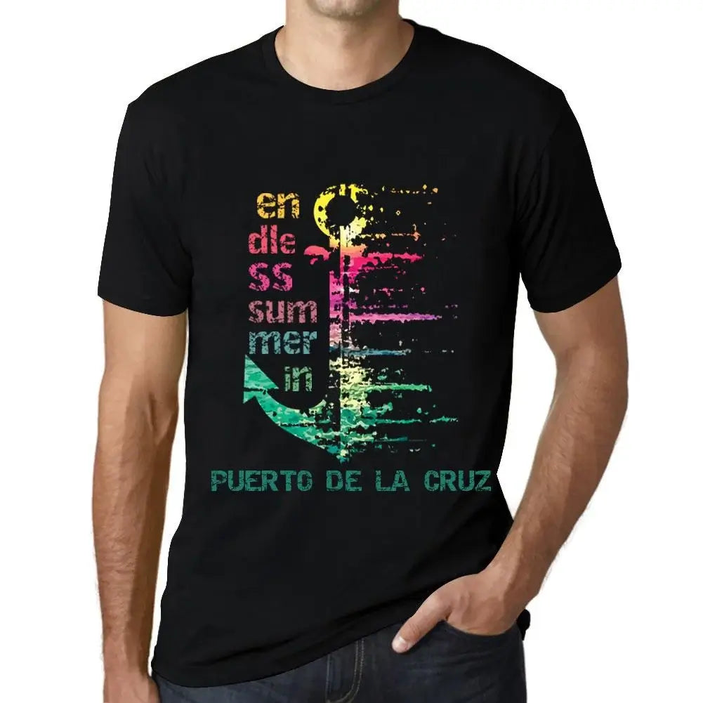 Men's Graphic T-Shirt Endless Summer In Puerto De La Cruz Eco-Friendly Limited Edition Short Sleeve Tee-Shirt Vintage Birthday Gift Novelty