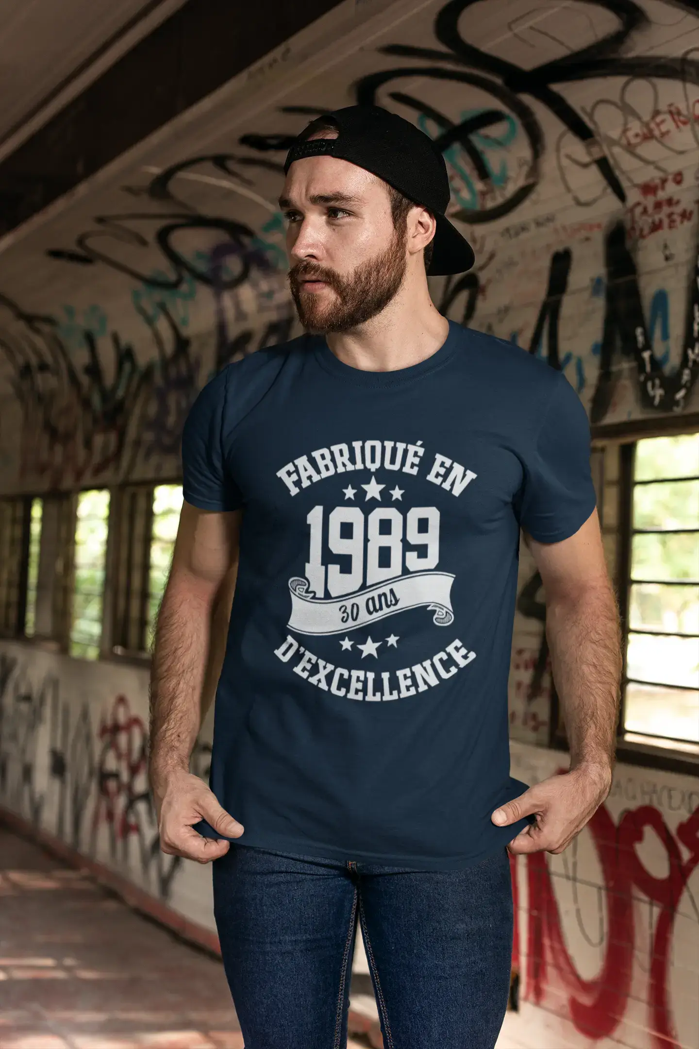 ULTRABASIC - Fabriqué en 1989, 30 Ans d'être Génial Unisex T-Shirt Denim