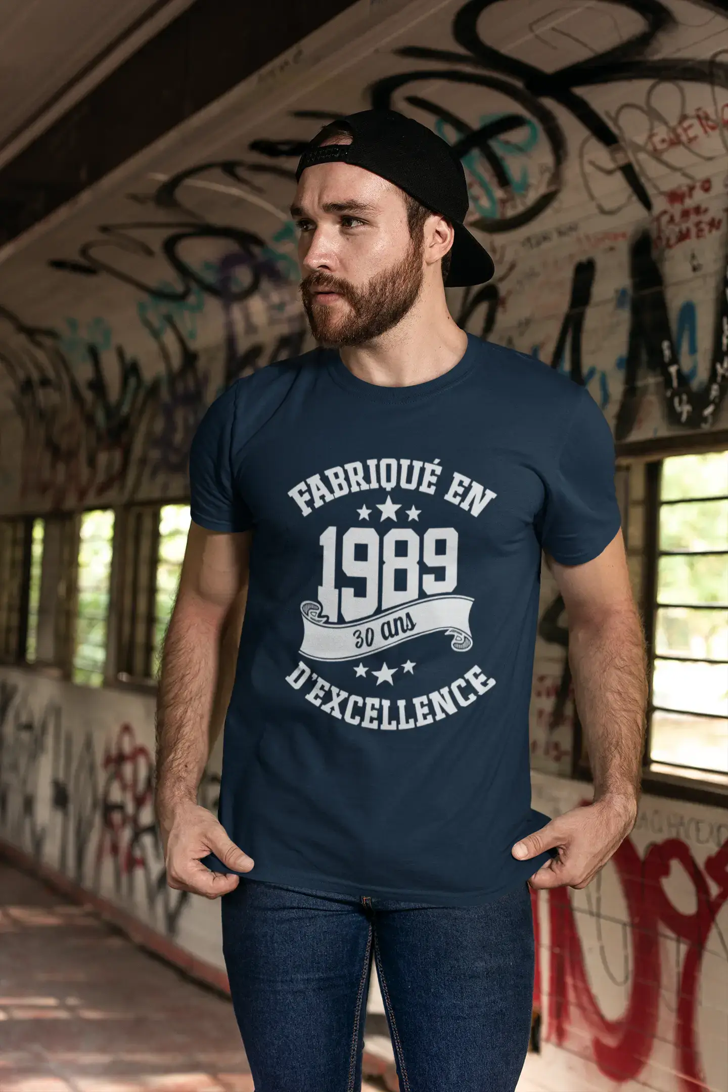 ULTRABASIC – Hergestellt im Jahr 1989, 30 Jahre alt. Geniales weißes Unisex-T-Shirt