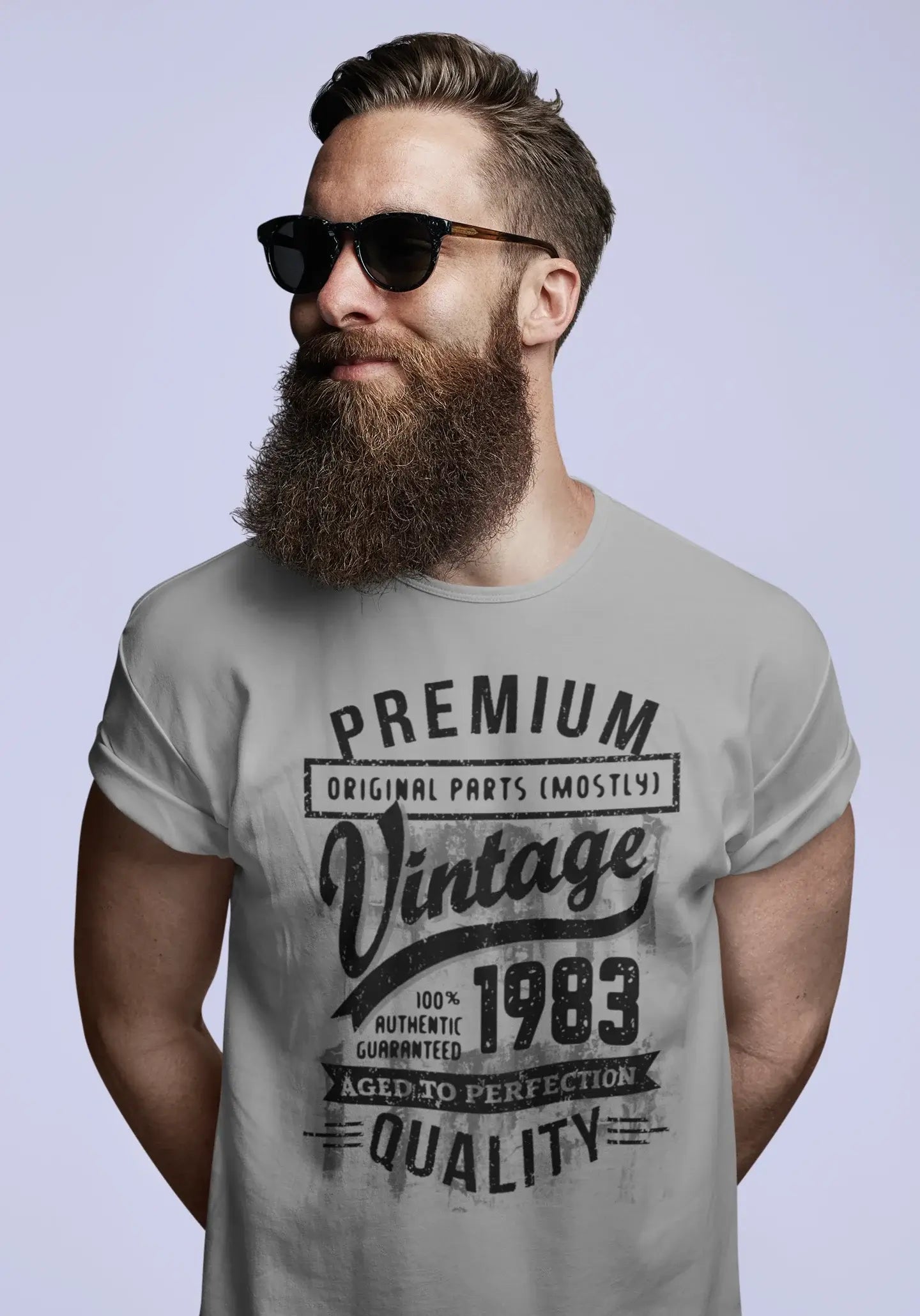 ULTRABASIC - Graphic Men's 1983 Aged to Perfection Birthday Gift T-Shirt