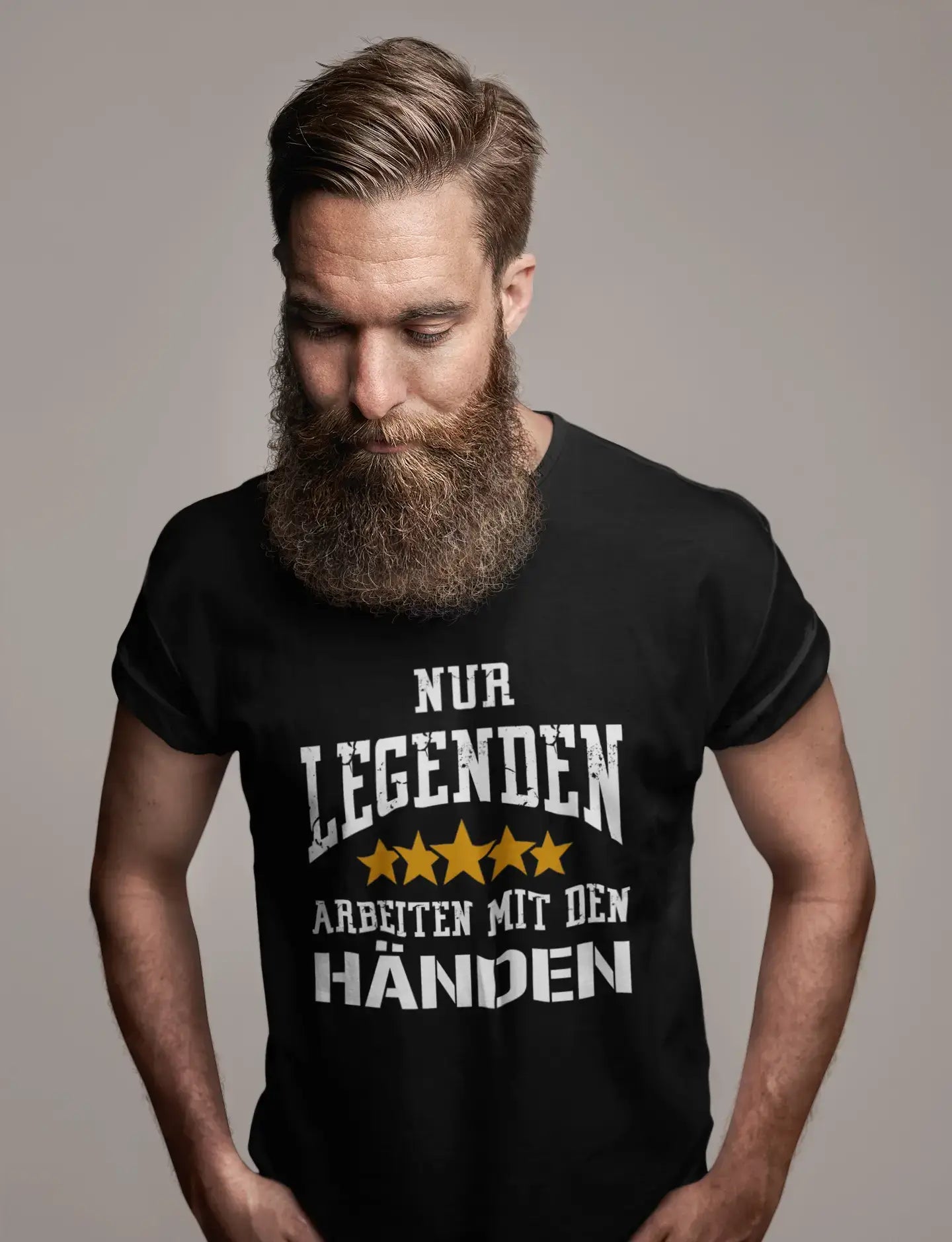 Men's Graphic T-Shirt Legenden Arbeiten Mit Den Handen Gift Idea